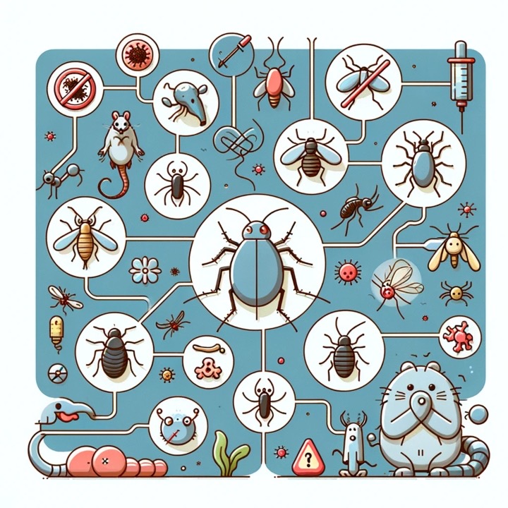 Health risks associated with pests